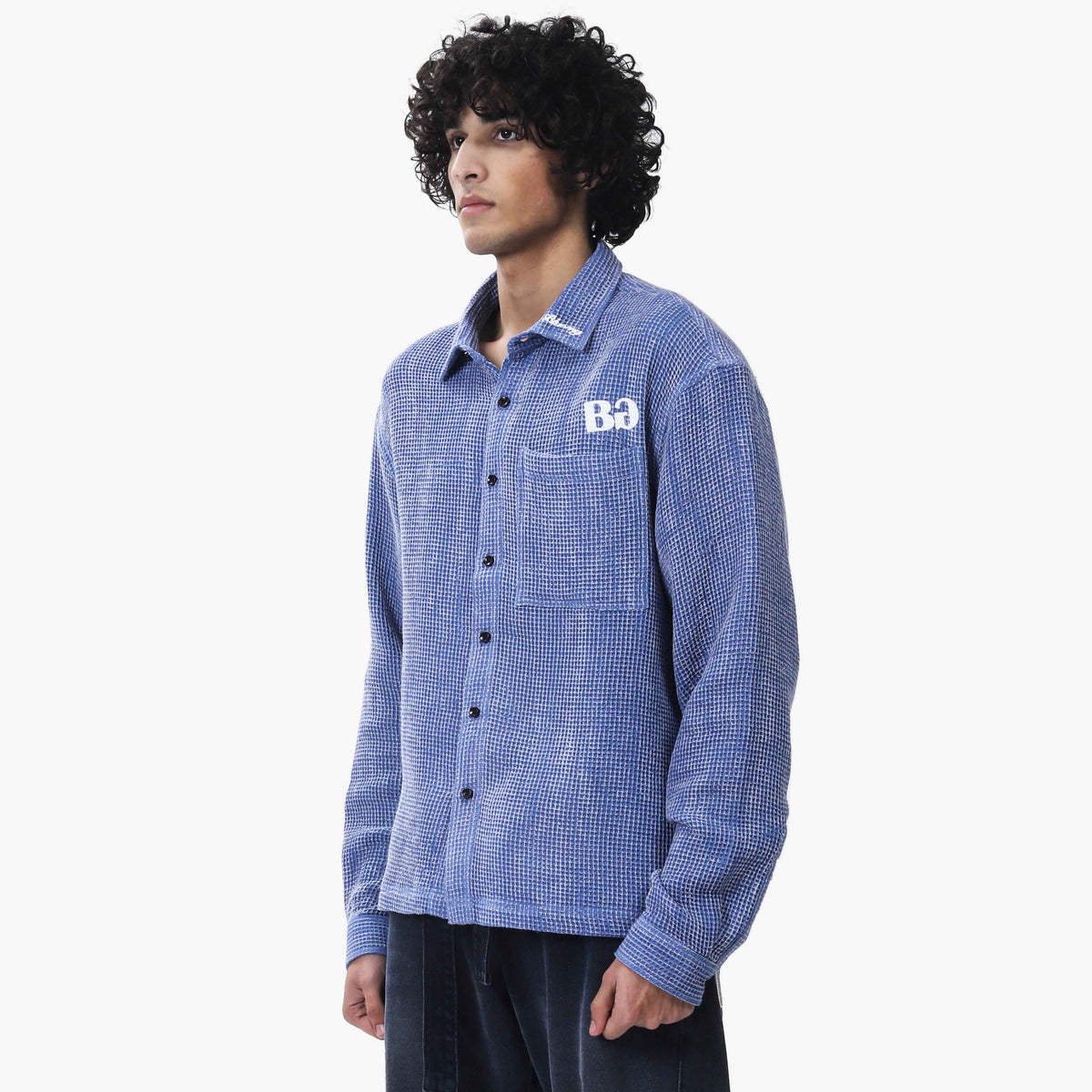 Blu Waffle Shirt