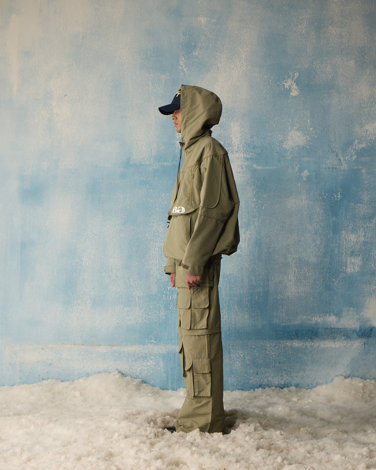 Olive Techwear Over-Jacket
