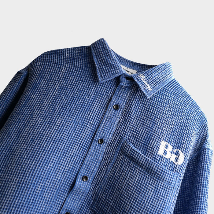 Blu Waffle Shirt