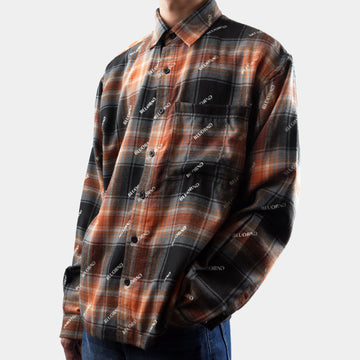 Orng Flannel Shirt