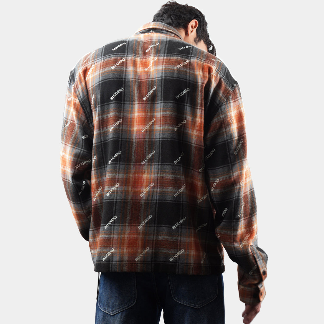 Orng Flannel Shirt