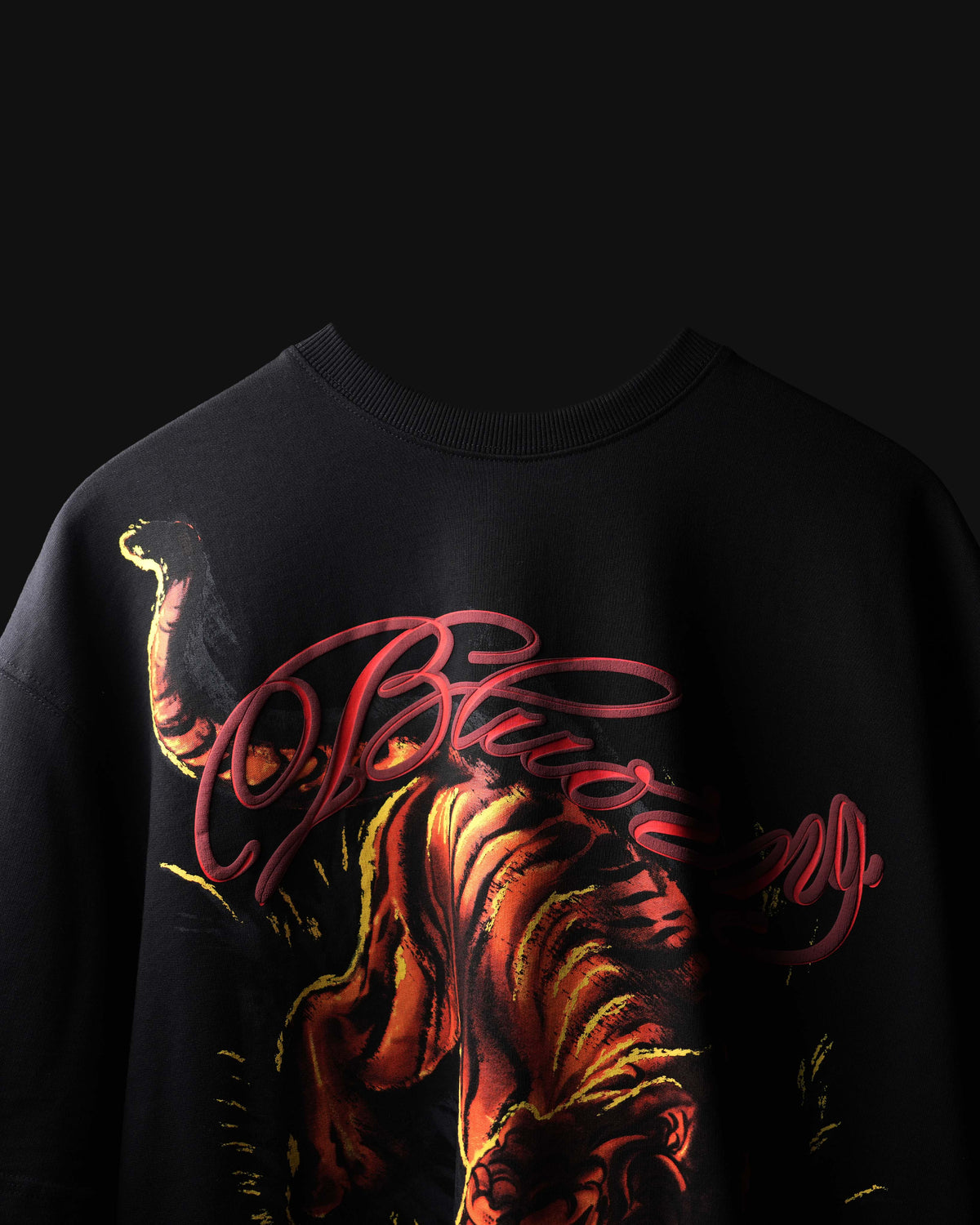 Black Tiger Fury T-Shirt