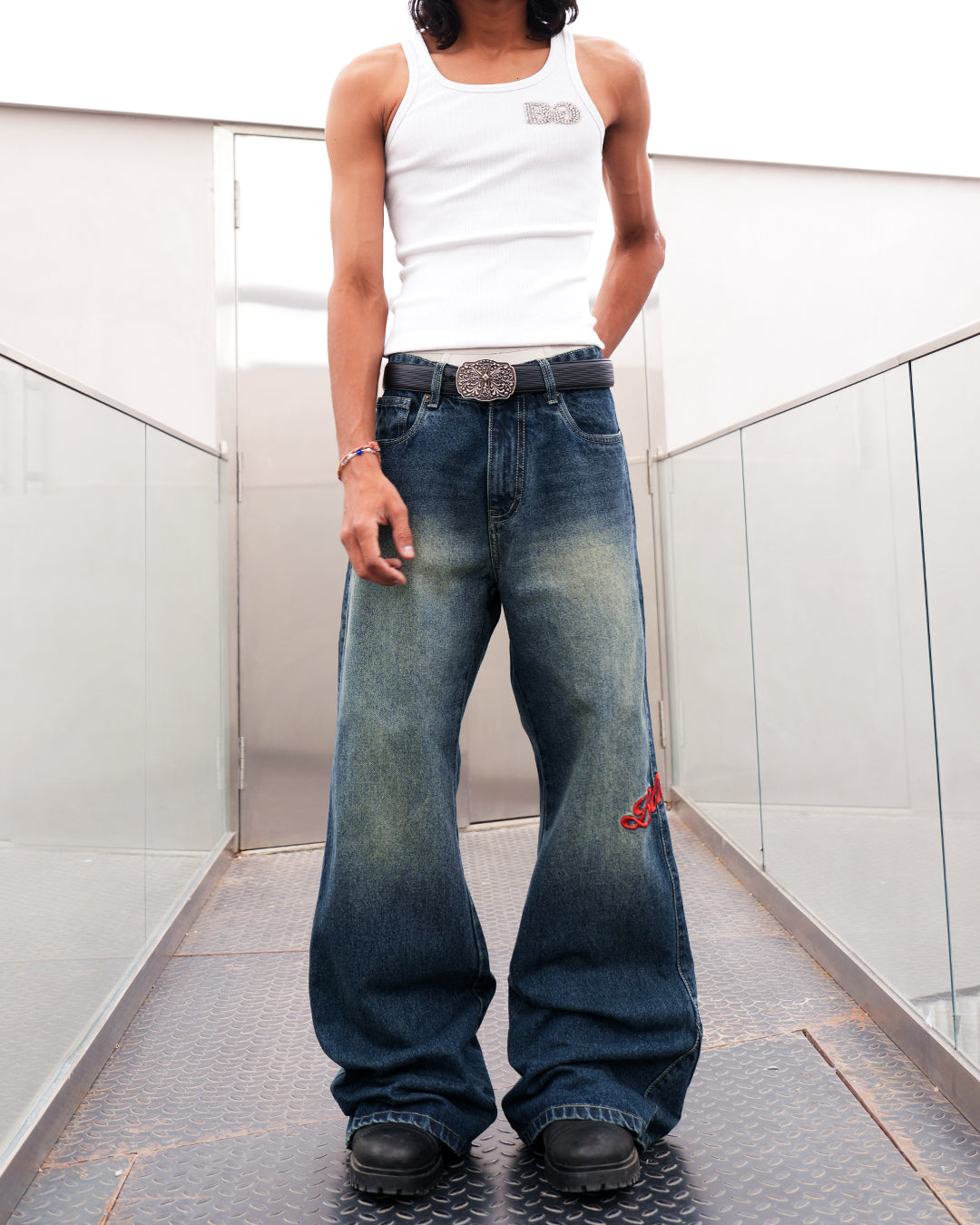 Frosted Indigo Denim